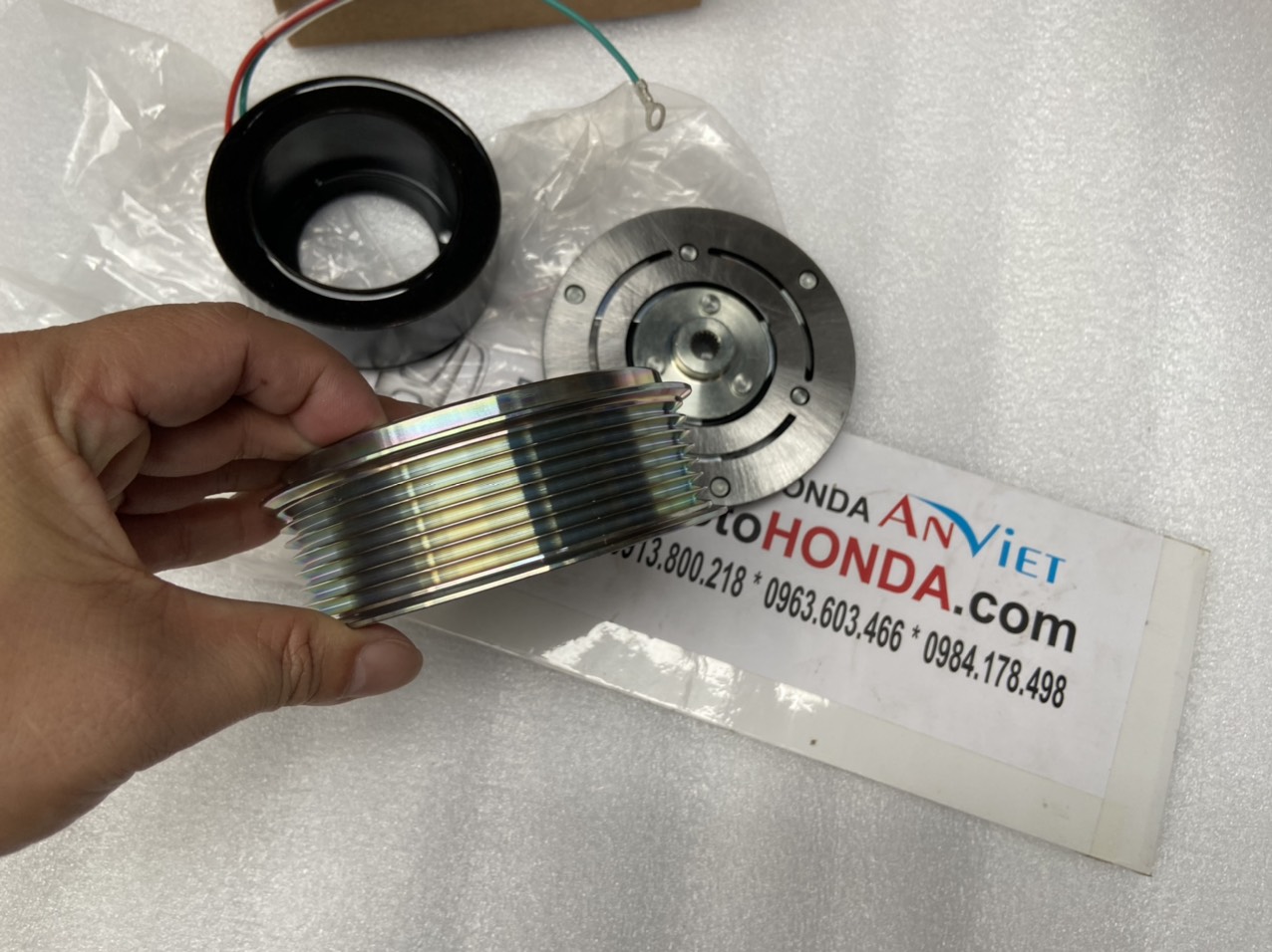 Cuộn điện Puly đầu lốc điều hòa xe Honda CIVIC